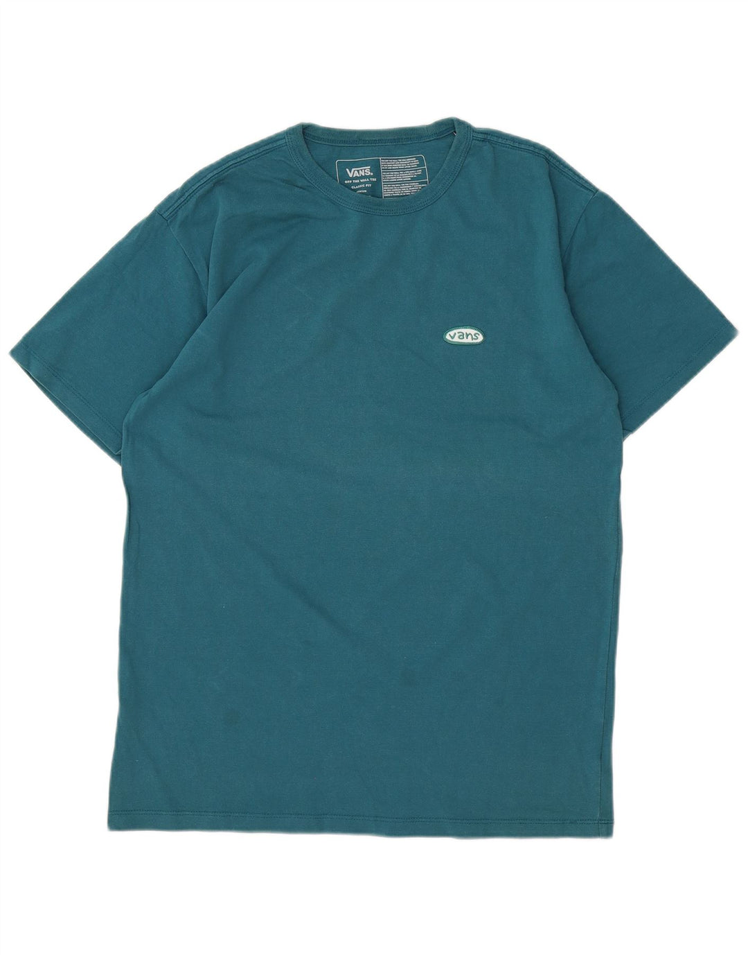 Vans T-Shirt Coupe Classique Homme Bleu Moyen