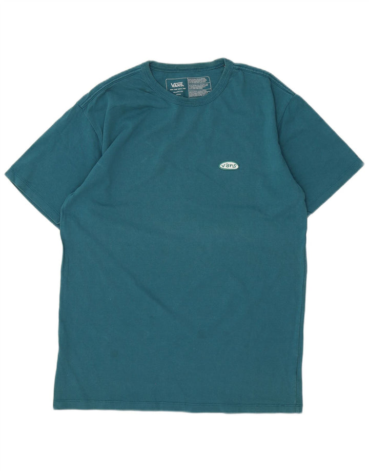 Vans T-Shirt Coupe Classique Homme Bleu Moyen