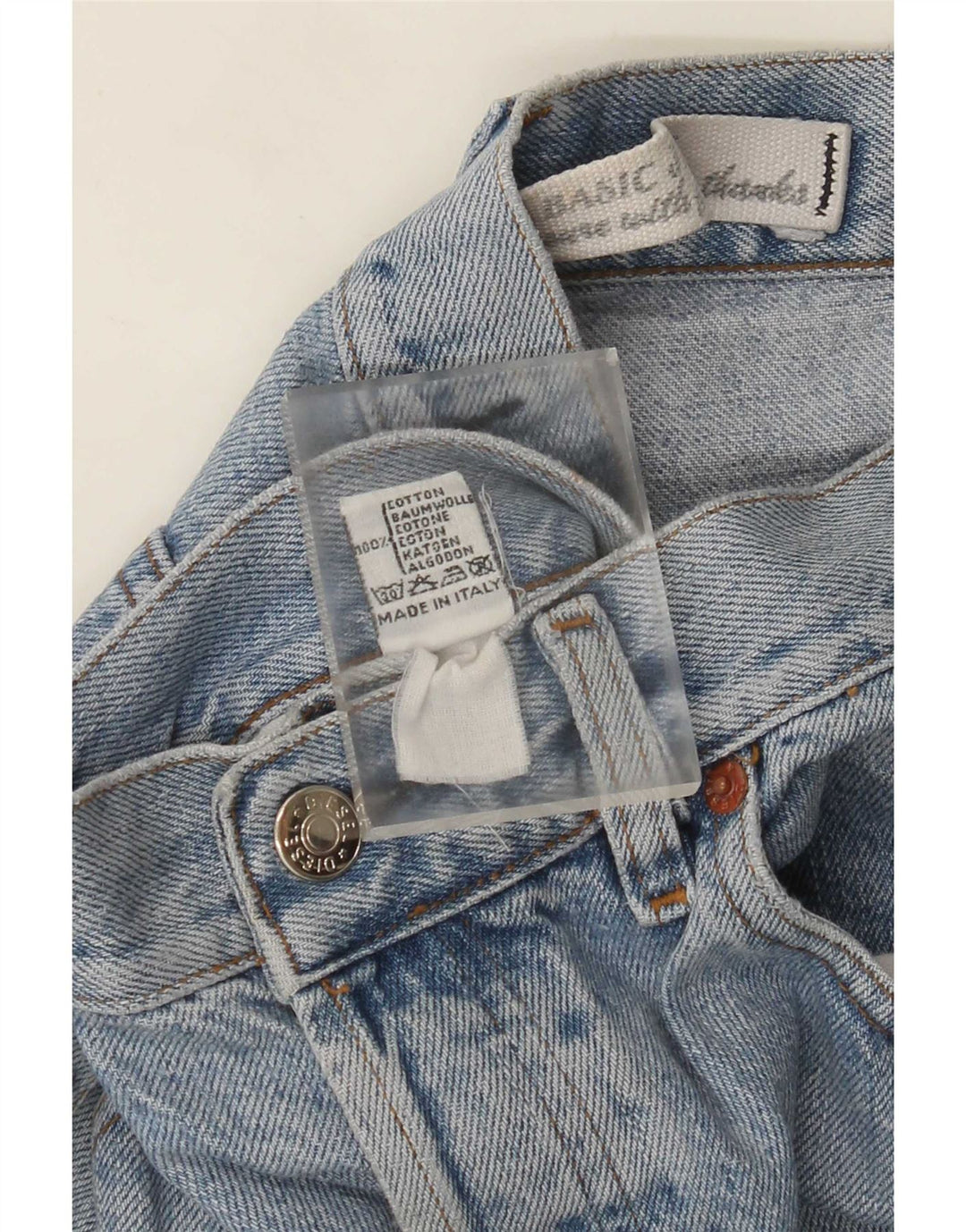 Diesel Short en jean W34 pour homme en coton bleu moyen