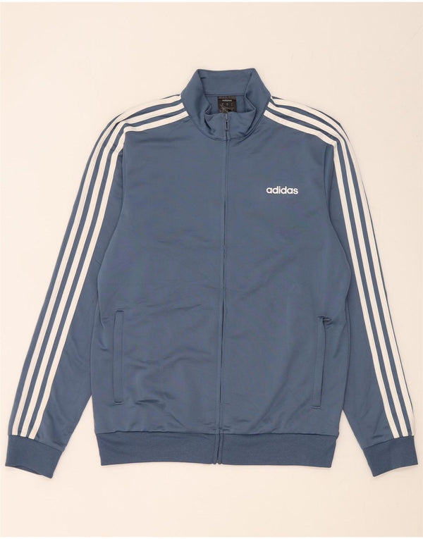 Adidas Veste de survêtement pour homme Bleu marine moyen Polyester