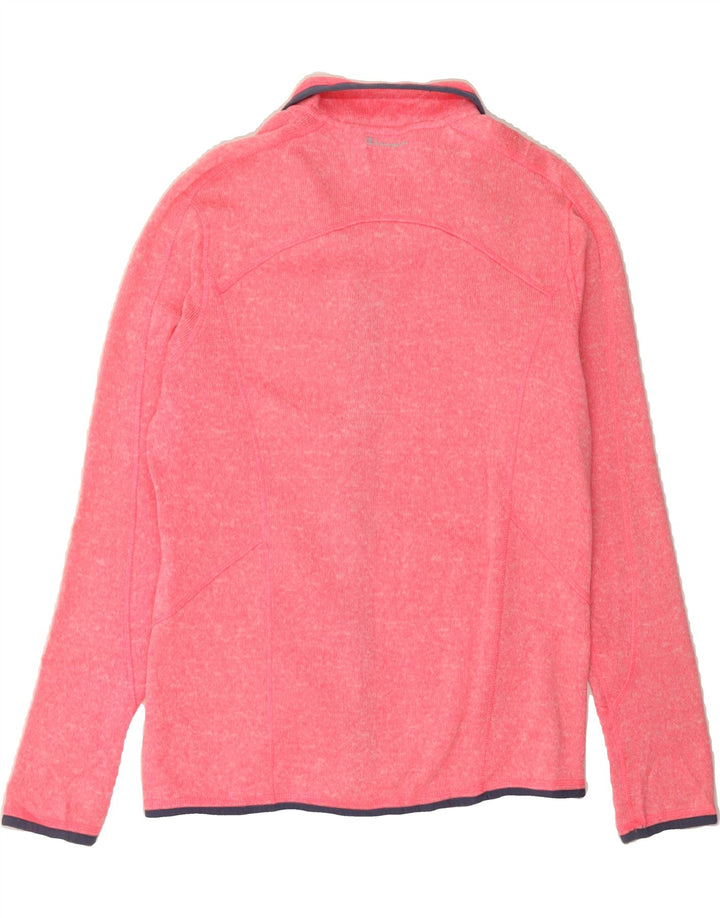 CHAMPION Womens Tracksuit Top Jacket UK 14 Large Pink Polyester Vintage Champion and Second-Hand Champion from Messina Hembry 