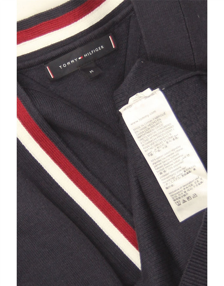 Tommy Hilfiger Pull Cardigan Homme Bleu Marine Moyen Coton