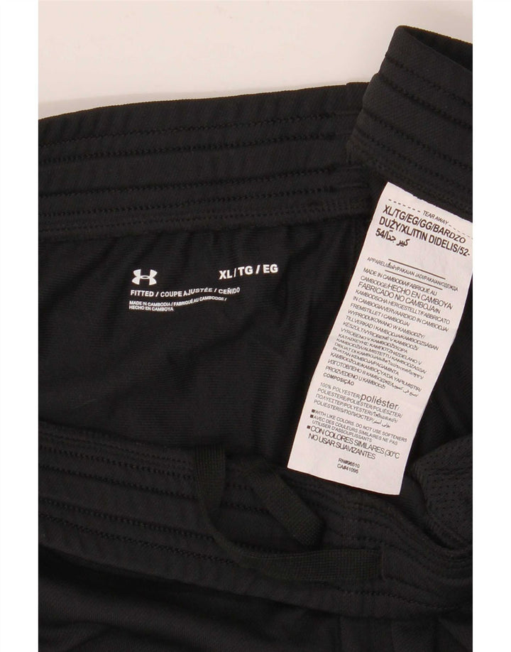 Under Armour Pantalon de Survêtement Ajusté XL Homme Noir Polyester