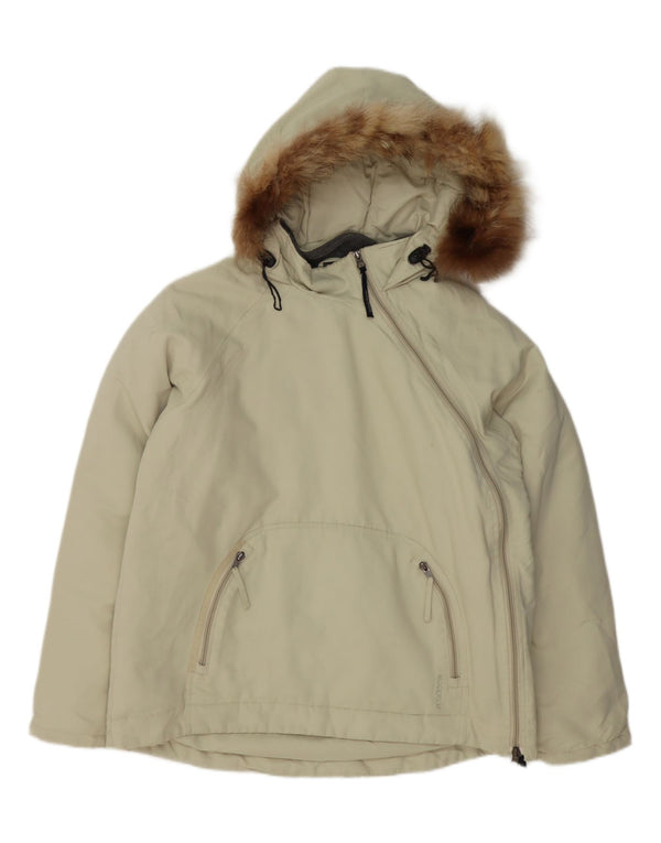 Woolrich Veste matelassée à capuche pour femme UK 18 XL Vert Nylon