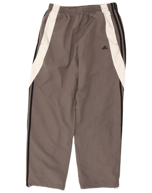 ADIDAS Pantalon de survêtement pour hommes Large Gris Colorblock Polyester