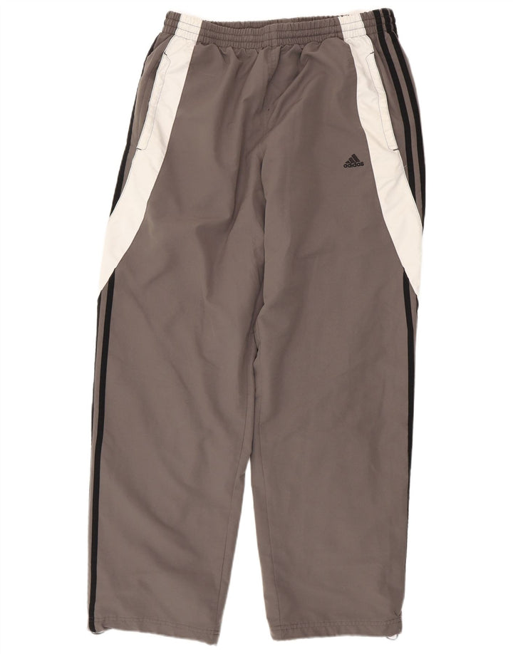 ADIDAS Pantalon de survêtement pour hommes Large Gris Colorblock Polyester