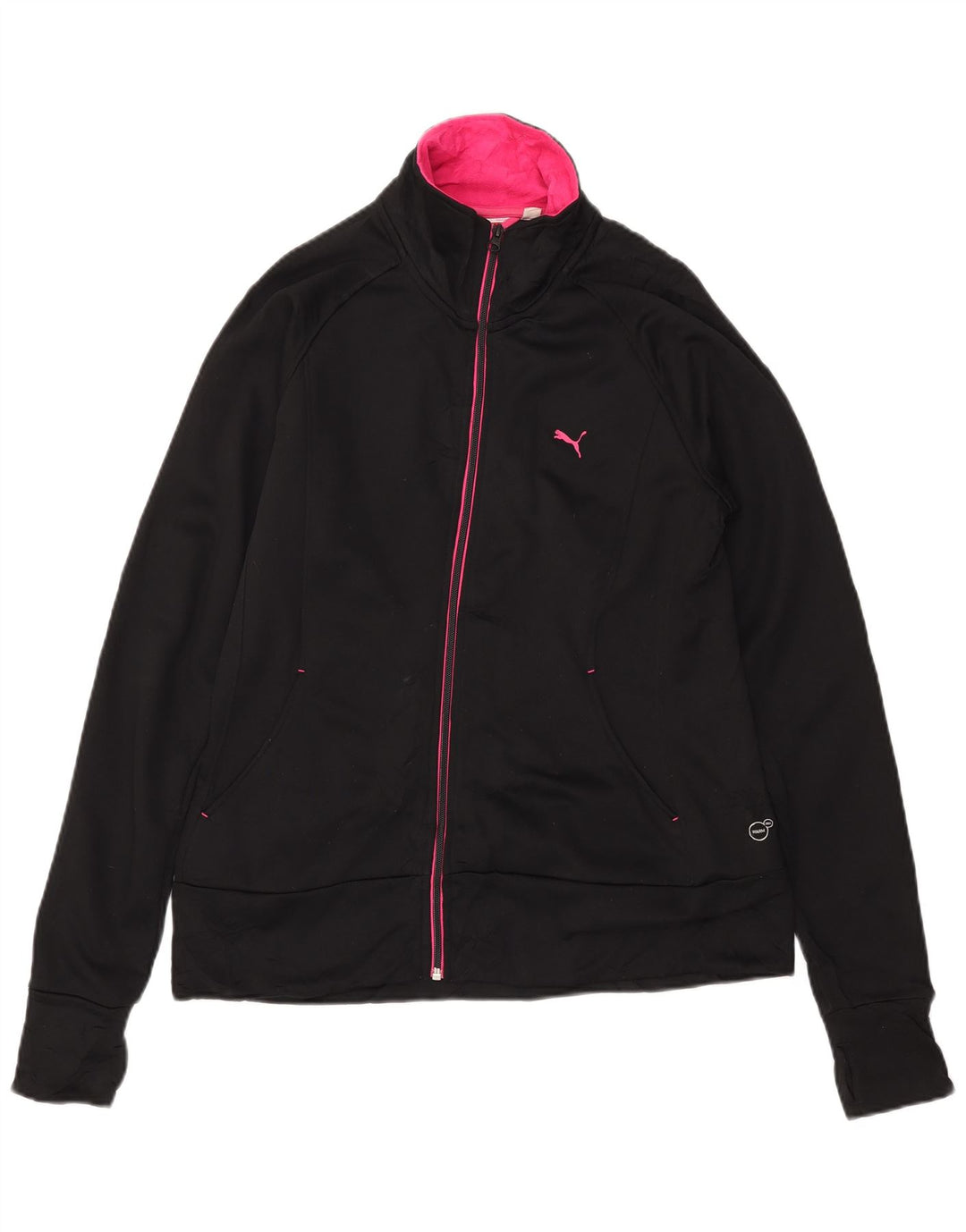 PUMA Veste de survêtement pour femme UK 44 Medium Noir Polyester