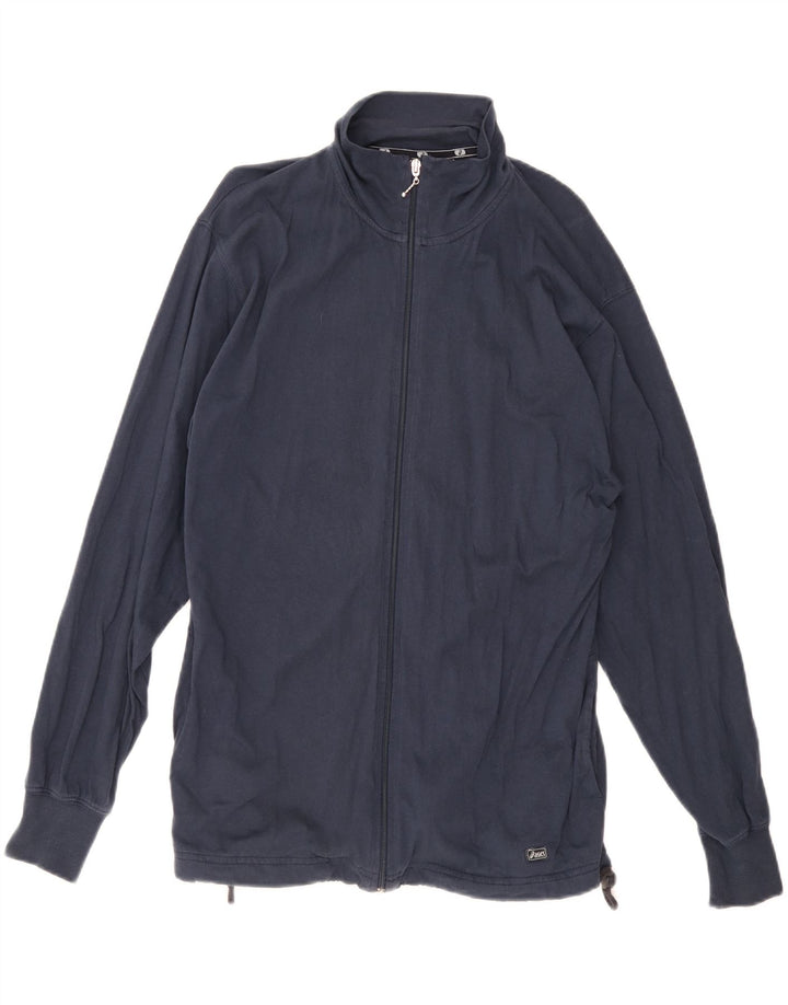 Asics Veste de survêtement pour homme Petit Bleu marine