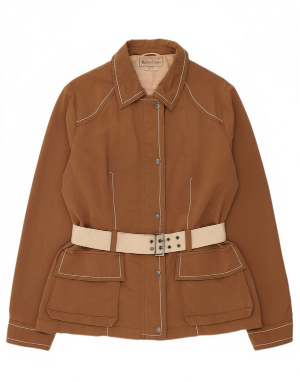 Marlboro Classics Veste utilitaire pour femme UK 20 2XL Marron Polyamide