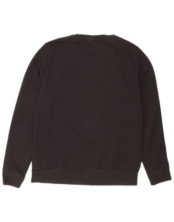 Adidas Sweat-shirt graphique pour femme UK 12/14 Medium Noir Sports