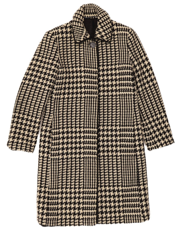 Penny Black Manteau coupe classique pour femme IT 38 XS en laine pied-de-poule