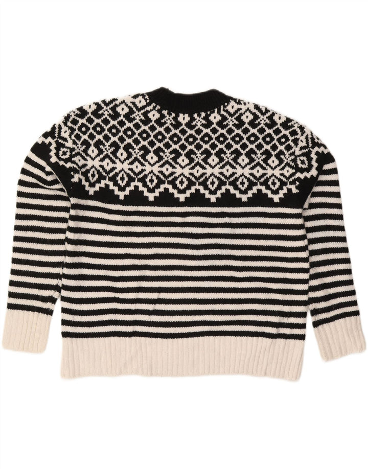 Marks & Spencer Pull à col rond pour femme UK 14 Noir moyen