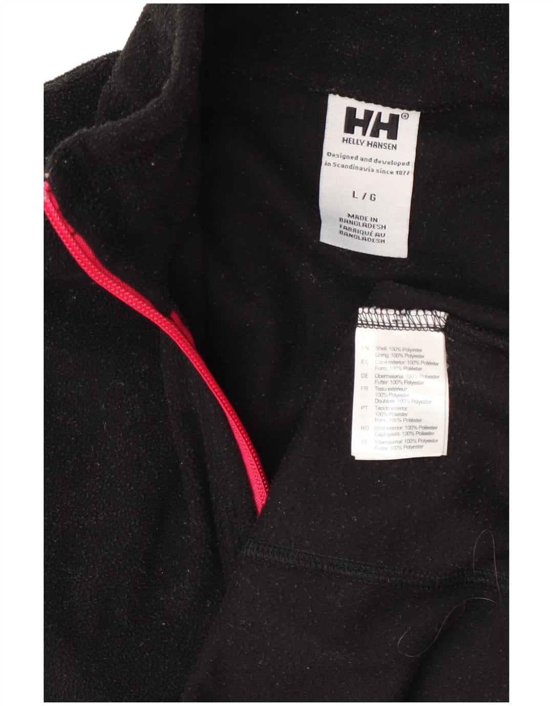 Helly Hansen Veste polaire pour femme UK 16 Large Noir Polyester