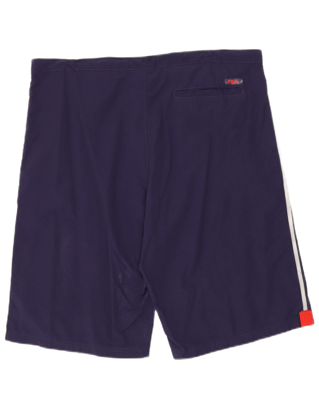 FILA Mens Chino Shorts Medium W32 Navy Blue Cotton
