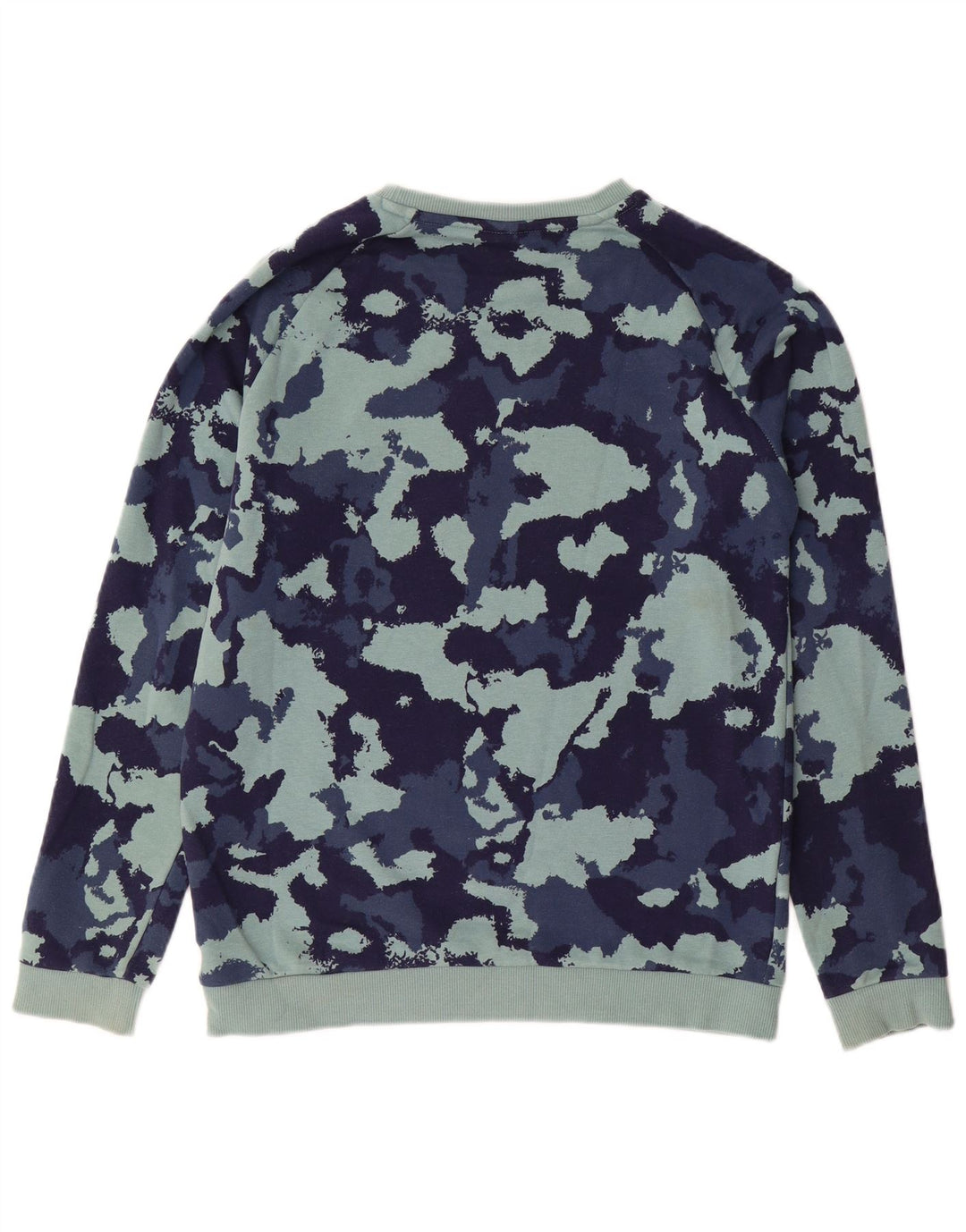 PUMA Sweat-Shirt Garçon 15-16 ans Turquoise Camouflage Polyester