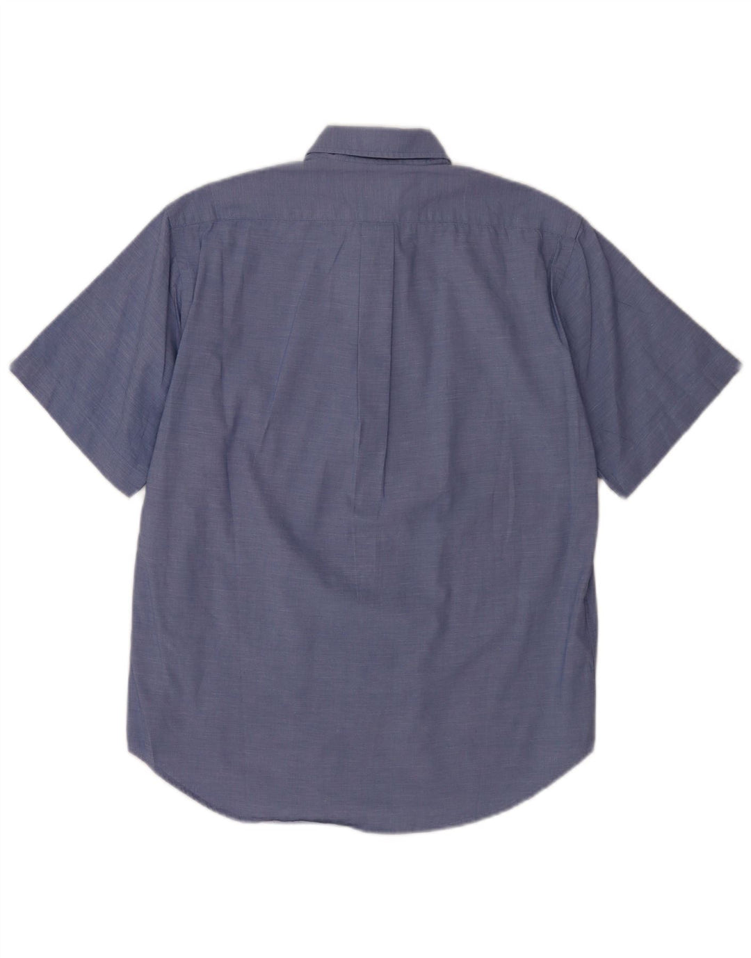 Boggi Chemise à Manches Courtes Milano Homme Bleu Moyen Coton