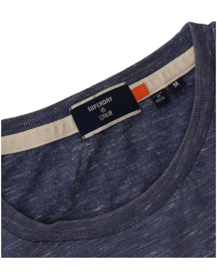 Superdry T-Shirt Homme Bleu Moyen Moucheté