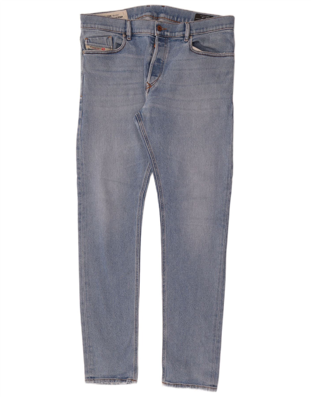 Diesel Jean Slim Homme W34 L34 Bleu Coton