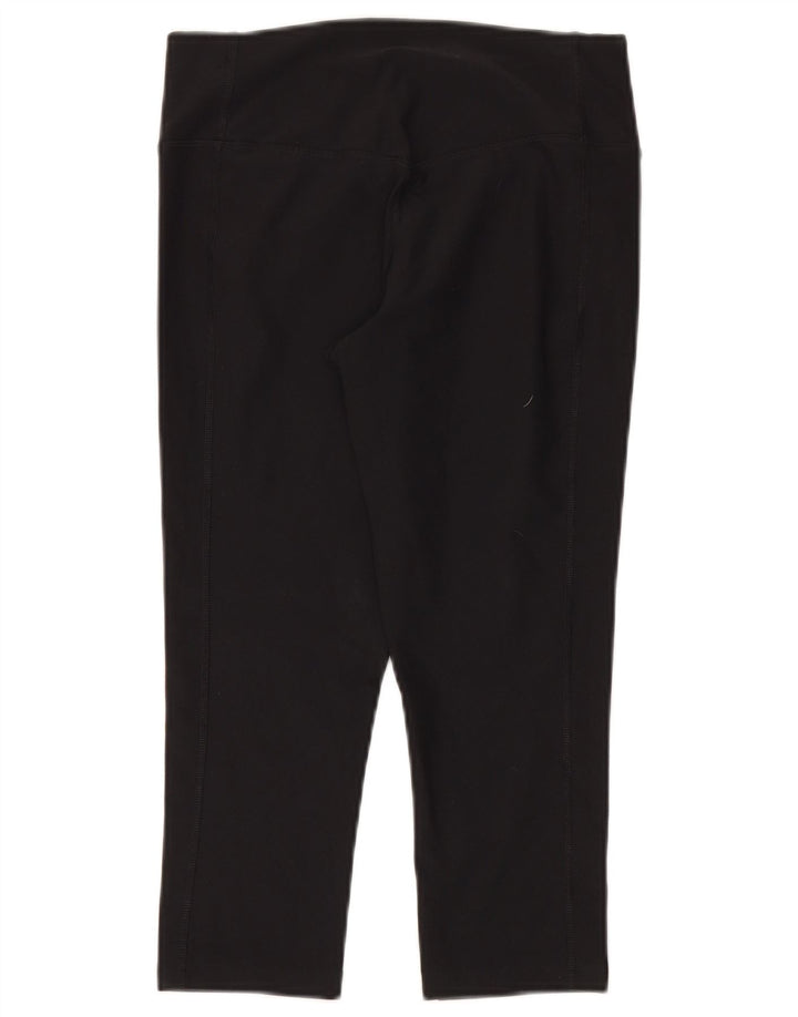 Nike Legging Capri Dri Fit pour femme UK 10 Petit Noir Polyester