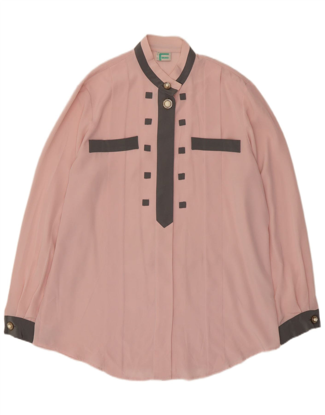 Frankenwalder Chemisier Femme EU 42 Grand Rose Colorblock Polyester