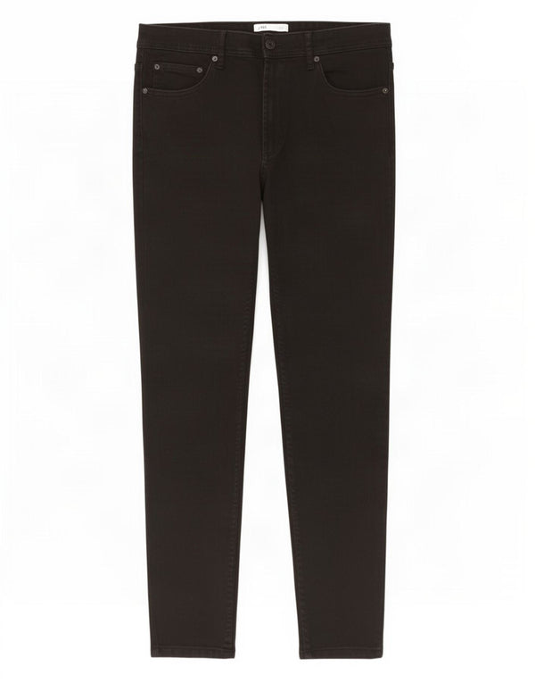 Zara Jean skinny homme EU 46 XL W36 L28 coton noir