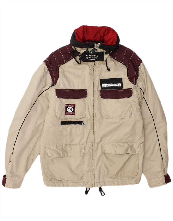 Diadora Veste de Ski Graphique Homme Petit Blanc Polyester Colorblock