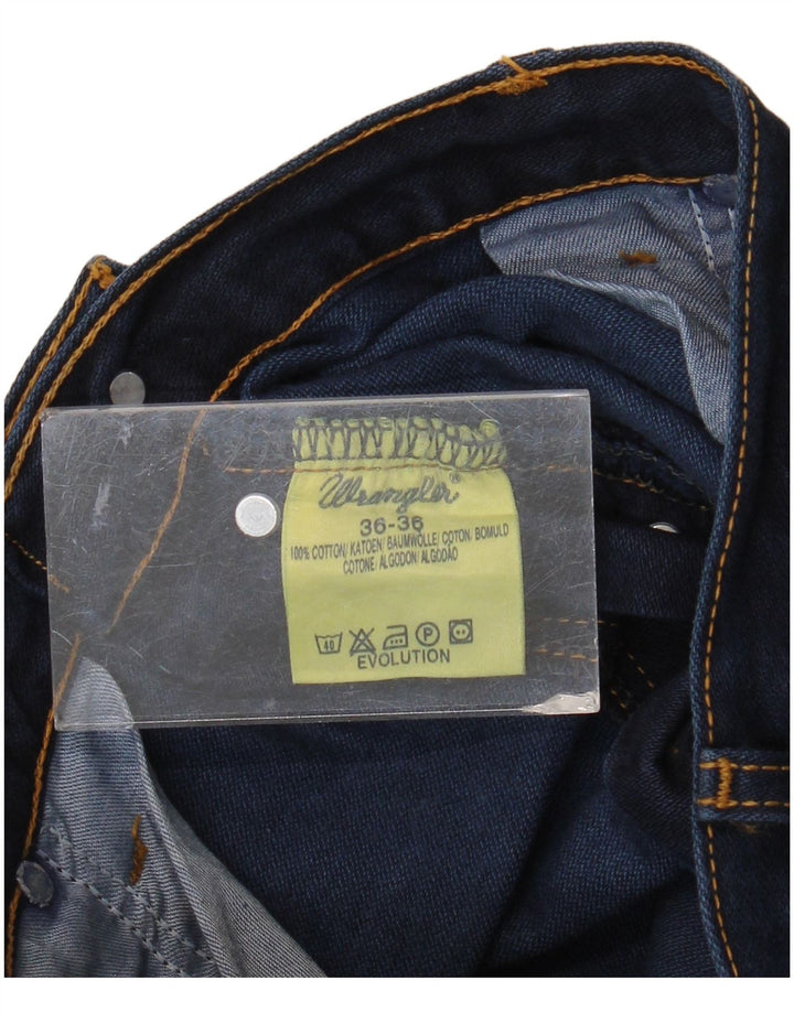Wrangler Jean Droit Evolution Homme W36 L32 Bleu Marine Coton