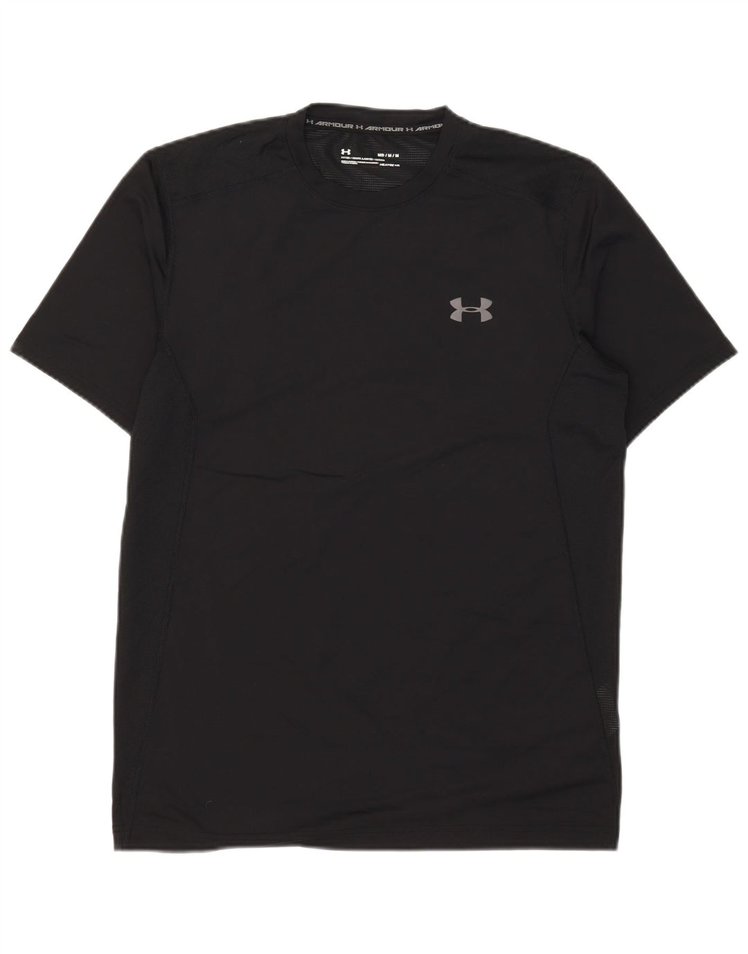 Under Armour T-Shirt Heat Gear Homme Noir Moyen Polyester