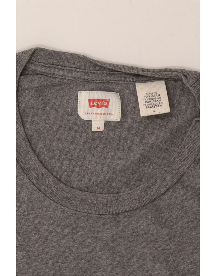 LEVI'S Mens T-Shirt Top Medium Grey Vintage Levi's and Second-Hand Levi's from Messina Hembry 