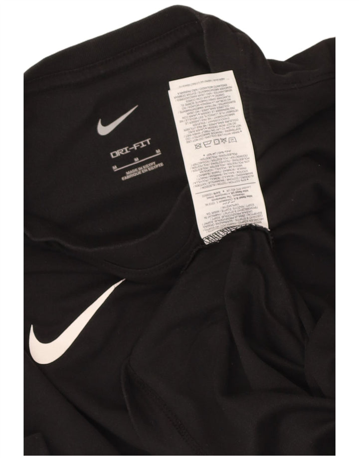 Nike T-shirt Dri Fit pour homme en coton noir moyen