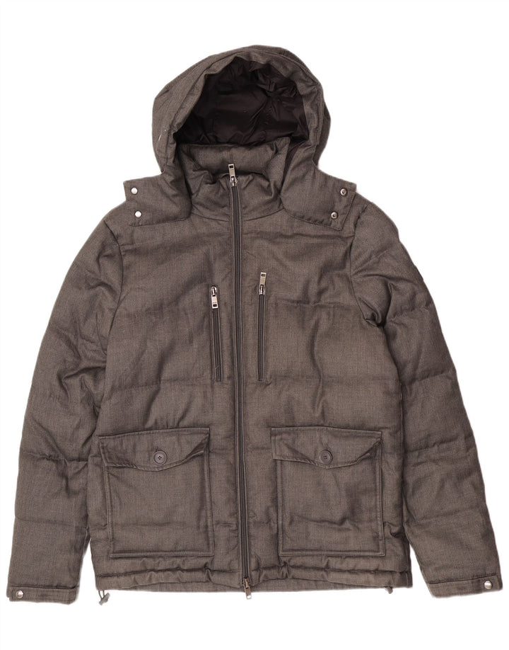 Liu Jo Veste matelassée à capuche pour homme UK 36 Gris moyen Polyester
