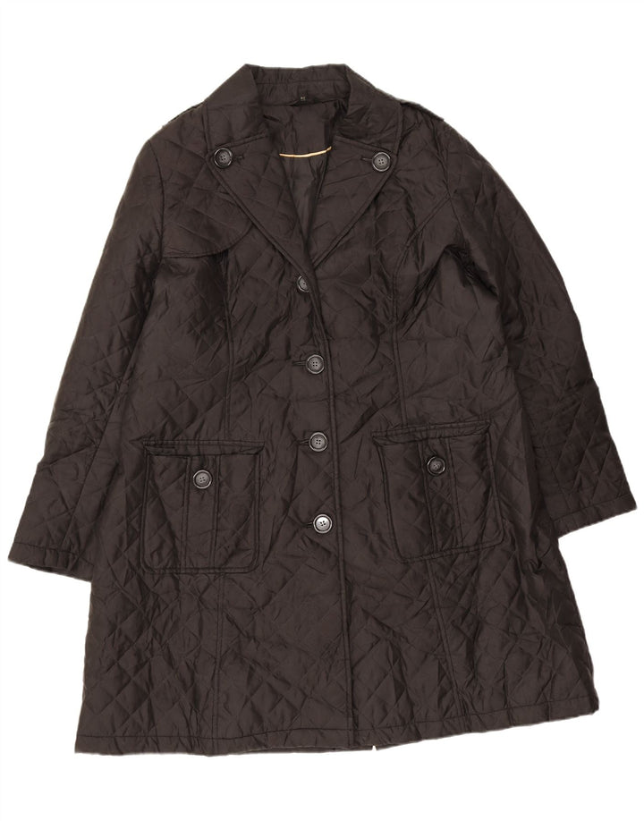Marks & Spencer Manteau matelassé pour femme UK 18 XL Noir Polyester