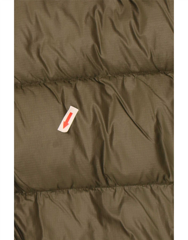 PEUTEREY Veste matelassée à capuche pour femme UK 16 Large Kaki Polyamide