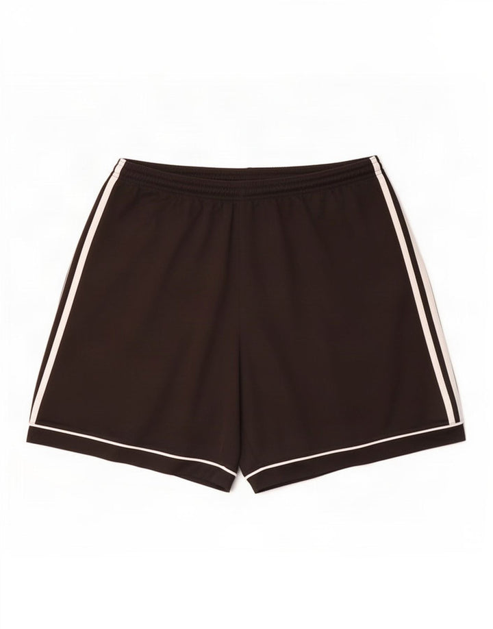 Adidas Short de sport Climalite pour homme, grand, noir, polyester