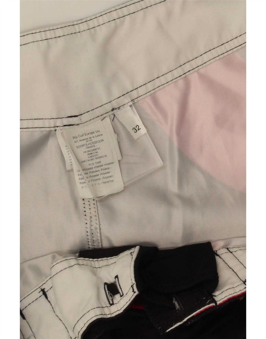 Rip Curl Short de bain graphique pour homme en polyester géométrique noir moyen