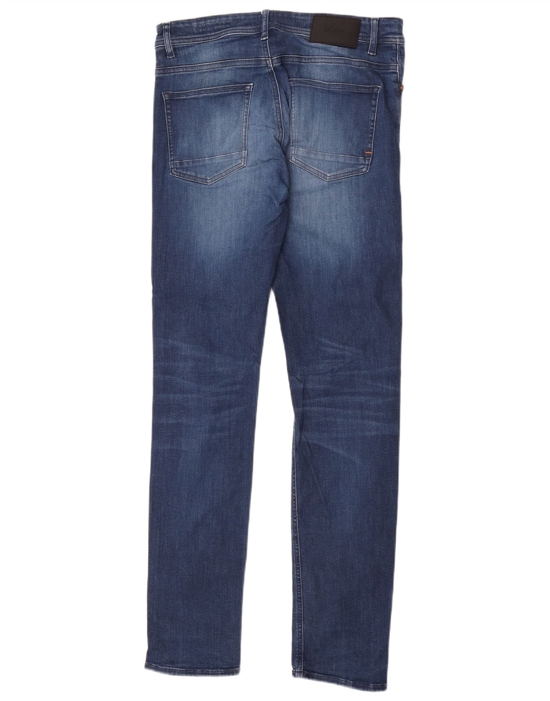 Hugo Boss Femme Delaware Slim Jean W32 L34 Bleu Coton