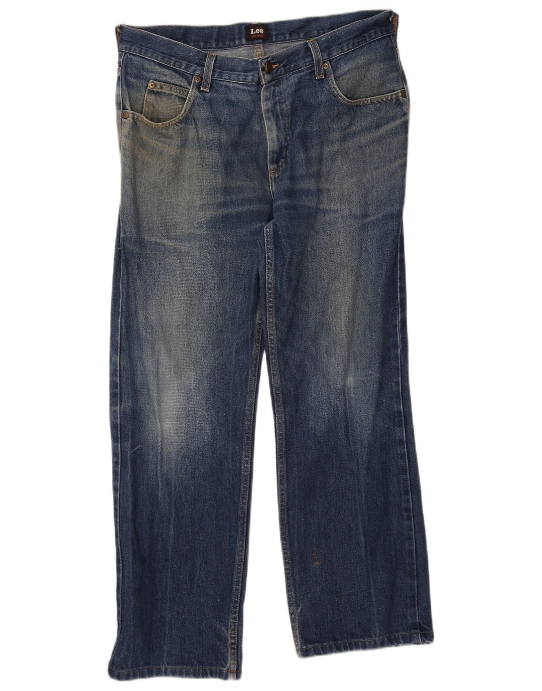 Lee Jean Droit Ranger Homme W36 L28 Bleu Coton