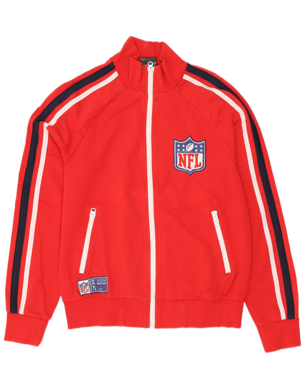 NFL Veste de Survêtement Graphique Garçon 11-12 ans Coton Rayé Rouge