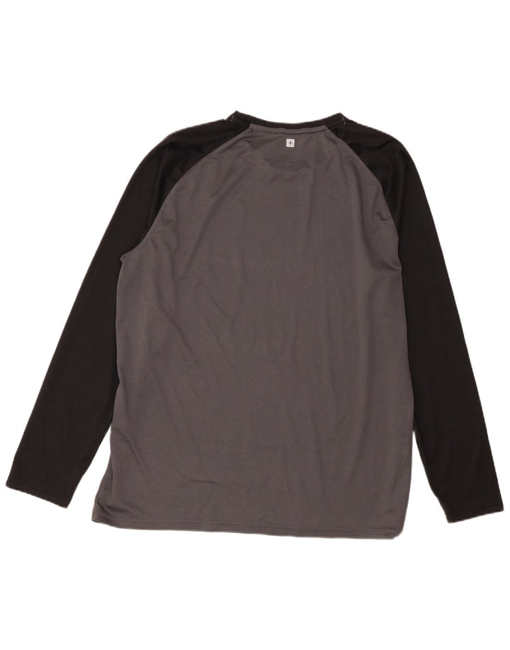 Mountain Warehouse Haut IsoCool Homme Manches Longues XL Gris Colorblock