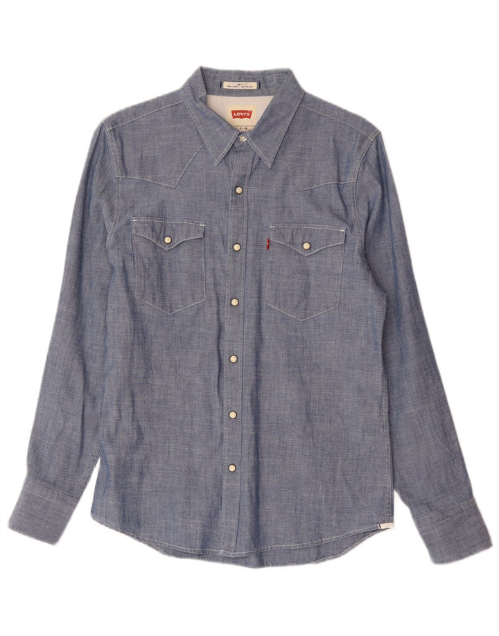 Levi's Chemise Slim Fit Homme Bleu Coton