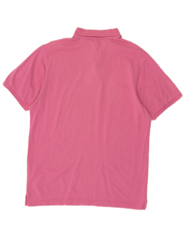 Gant Polo Homme Rose Moyen Coton