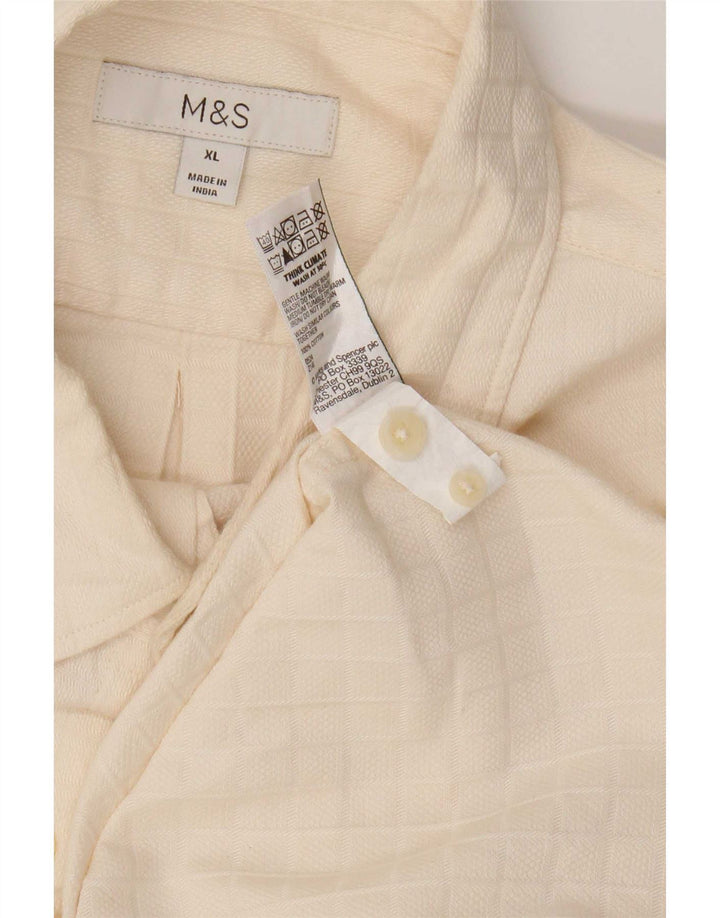 Marks & Spencer Chemise Homme XL Coton Beige