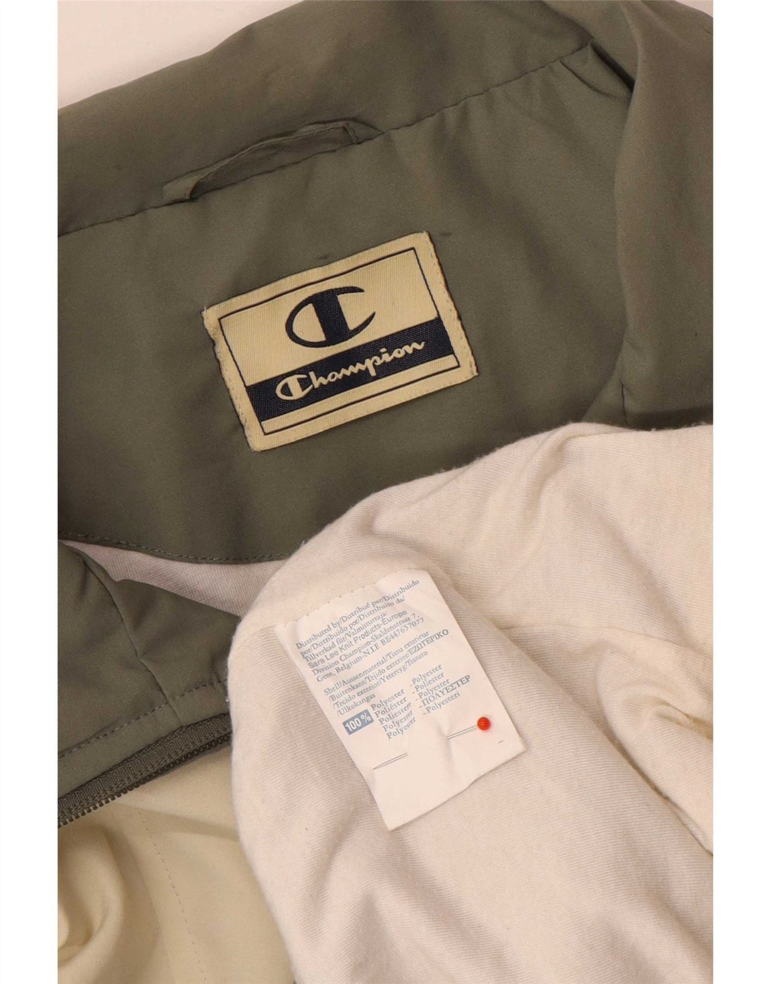 Champion Veste de survêtement pour homme XL Beige Polyester