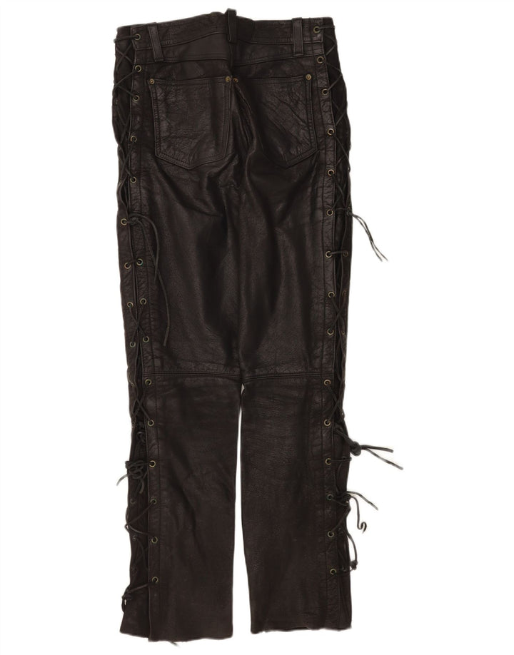 Modeka Pantalon en cuir femme W28 L30 Cuir noir