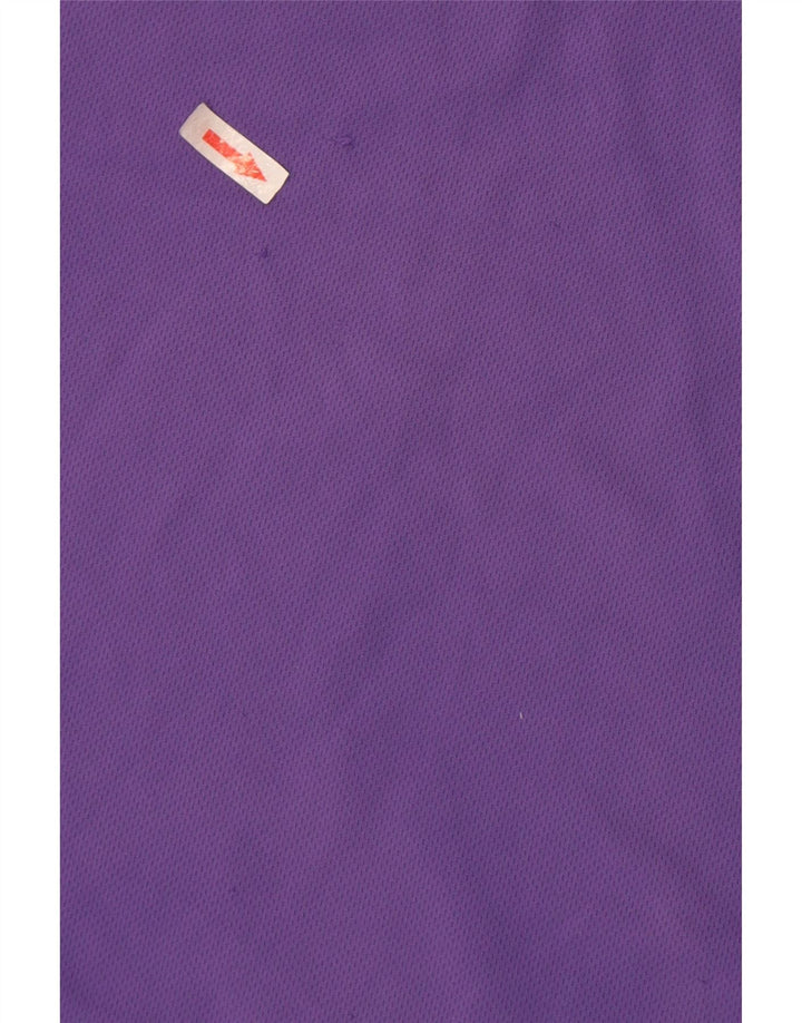 Nike T-shirt Dri Fit pour homme en polyester color block violet moyen