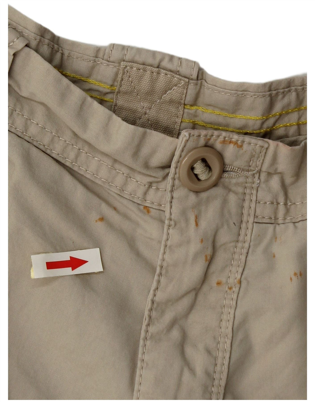 Marks & Spencer Short cargo bleu Harbor W36 pour homme en coton beige