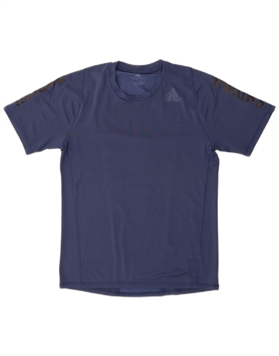 ADIDAS T-shirt graphique Aeroready pour hommes, petit, bleu marine