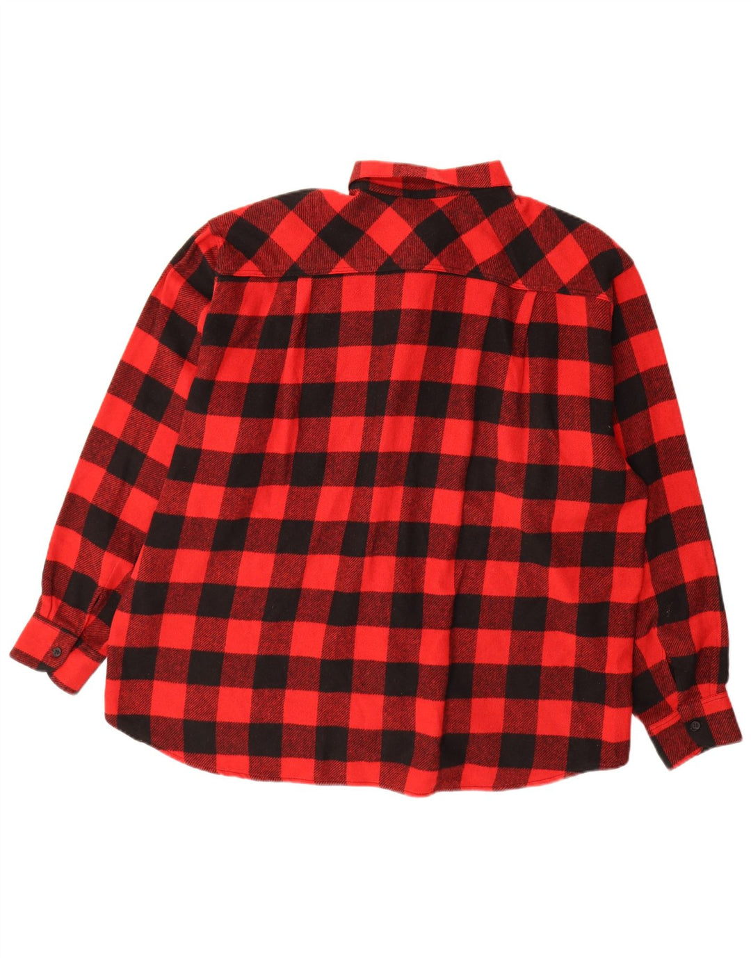 Colombus Surchemise Homme Flanelle Chemise XL Rouge Vichy Polyester