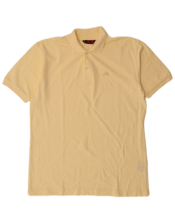 Kappa Polo Homme XL Jaune Coton