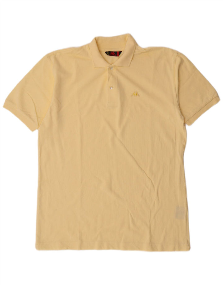 Kappa Polo Homme XL Jaune Coton